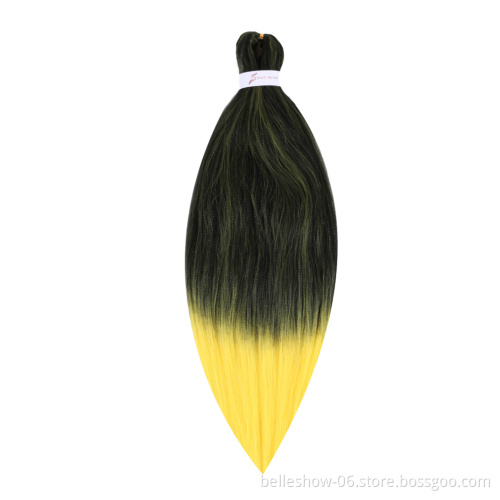 Private  ombre extensions  jumbo braid hair synthetic jumbo box braids pre stretched braiding hair